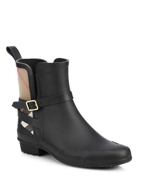 burberry riddlestone short rain boots|net a porter burberry rain boots.